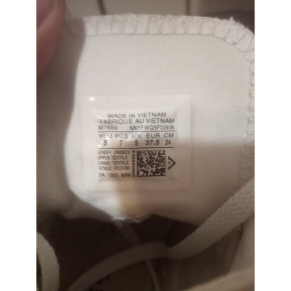 Converse White High-Top Athletic Shoes - Picture 2 of 14